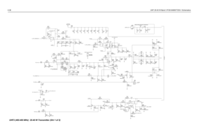 Page 3284-36UHF 25-40 W Band 3 PCB 8486577Z03 / Schematics
(SOURCE)
DNP
PLACED NEAR R122
MRF1513’s Thermal padDNP
DNP
DNP
DNP
DNP
DNP
V_CNTRL DNP
DNPDNP
DNP
DNPDNP
MRF 1518DNP
PLACED NEAR CHIP’s PINDNPDNPDNP
DNP
DNP
DNP
Place inside of the PA compartment
R130
0662057B470.
V_CTRL_PREDRIVERC1053
2113740F57180.p
11 U103
MC3303
9
10 84 2113740F53C1072
120.pFILT_SW_B+_PA
VCNTR12.4K R165 R137
0662057A58 39.K
120.pC1060
4.7 FLT_9V
R122
0662057C19 R168
0662057A572.2K
C1074
120.p
2113740F53 100n
2113743K15 C1264
1.n...