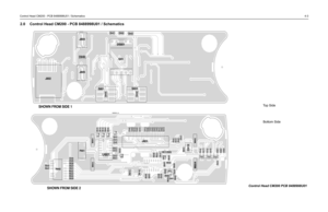 Page 47Control Head CM200 - PCB 8488998U01 / Schematics4-32.0 Control Head CM200 - PCB 8488998U01 / Schematics
SHOWN FROM SIDE 1
D801
S801
D805
J802
D804
SH1 DS801
S802 J805 J804
D806D802
D803
1
1 1111
1
1
M801
8488998u01_p3
SHOWN FROM SIDE 2
C801
C802C803 C804C805 C806C807 C808
C809 C810
C811 C812
C813
C814
C815
C816
C817
C818
C819
C820C821
C822
C823
C824 C825
C826 C827
C832
C833
C834
C836
M802 M803M804
P801
Q802
Q803 Q804
Q805Q806Q811
Q812
R801 R802
R803R804 R805
R806
R807
R808R809
R810
R811
R813
R816
R818...