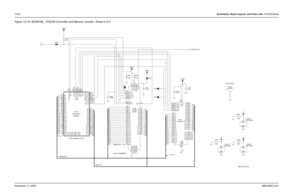 Page 18812-22Schematics, Board Layouts, and Parts Lists: VOCON BoardNovember 11, 20046881094C12-AFigure 12-16. 
NCN6186_ VOCON Controller and Memory Circuits—Sheet 2 of 2
Patriot Shield
EIM & MEMORY BLOCKI
R_W
1
14 143
9
C438
0.1uF C441
470pF
151
3
11
C439
0.1uF
15 220
NC 5
10
19
VSW2131
7 0
73
2013
VSW2
0
18 1410
0.1uF C411 D401
U405-2
PWR_GND
3GND5VCC
7
13
VCC5
1
8
8
11
PWR_GNDU404-2
GND
3
6 5
121
12
1
2
CS2
15 8
13
16 4
5
7 5 2
NC
V2
19
V2 C442
0.1uF
12 6
6 9 3
CS01
1
5
11 4B5
RESET
A4
VCC1
G4
VCC2
E1
VCCQ1...