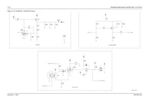 Page 19012-24Schematics, Board Layouts, and Parts Lists: VOCON BoardNovember 11, 20046881094C12-AFigure 12-18. NCN6186_ VOCON DC Clocks
 
SMART BATTERY
16.8 MHz BUFFER CORE DC
D603 4.7K R611
100R609 VSW2
D602 100pF C600
D601
5.6V C603
Q601
R613 0.1uF
100K
Q603 1
REF4 750 R600
U600
NCP100
A1 2A2 5
K3
NC
100K 10K 10K
10K10K
R610 VSW1
V2V2
1R615
47
R605 *SH600*
SHIELD
33K
V2
Q602VCC5
0.1uFC608
10K R6120.1uF C606 VSW_1.55 Q600
NC12K R601
220 R602
10K R617C604
VCC5 1
NCV2 4.7uFTP600
100pF C609
1uF C607
VCC5U601...