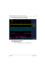 Page 1656881094C12-ANovember 11, 2004
Troubleshooting Waveforms: Receive Baseband Interface Port (RX BBP) 11-7
11.7 Receive Baseband Interface Port (RX BBP)
Trace 1: BBP RX frame sync signal at R123.
Trace 2: BBP RX clock signal at R124.
Trace 3: BBP RX data signal at R121.
Figure 11-6.  Receive Baseband Interface Port (RX BBP) Waveforms 