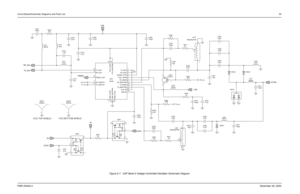 Page 53Circuit Board/Schematic Diagrams and Parts List53FMR-2045A-2December 26, 2003
Figure 5-7.  UHF Band 2 Voltage Controlled Oscillator Schematic Diagram
100pFC246
L242
2.7pFC245 18nH
22nH R244
15K L273
L271
27nH
390nH 390nH L281
L241 CR243 R245
240
C273
1
A1 A22 0.1uF
1
3 2
CR241 Q241
BFQ67W
4.3pFC250
C256
5.1pF C289
1.5pF 100pF 2.2uF C276
C253 SHIELDSH241
1
C297 C281
.01uF1 23
DD 100pF
L243
RESONATOR
C244 TX_IADJ1
TX_OUT 10
TX_SWITCH 13
VCC_BUFFERS
14VCC_LOGIC
18
3pF
RX_EMITTER6 RX_IADJ2
RX_OUT 8
RX_SWITCH...