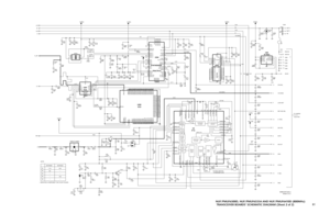 Page 10381 NUF/PMUF6500D, NUF/PMUF6533A AND NUF/PMUF6410D (800MHz)
 TRANSCEIVER BOARDS’ SCHEMATIC DIAGRAM (Sheet 2 of 2)
LOCK DET NCGND GND RAW B+ RAW B+ J301
5V TX 
NC4.7 V
OTHERWISE LOCK
VCO REF OSC5V REG
SYNTHESIZER
FRACTN IC
IF IC
NC0V
RSSI SQ OUT DATA
DISC 2.1 MHz
CLOCK
IF SEL J301
2.8 V 2.4V 2.6V
2.5 Vdc 0.8 V
3.3 V
0V OR 5V UNLOC K 5V
*
16.8 MHz
16.8
VCO
VCO MOD
2.28 V
1.65 V SYN
LCK CLK D
NC1.55 V
2.5V
2.4V
3.0V NC
NC NC
NCNC NC
VCO MO D
DAC SEL REF OSC SEL SYN SEL
VCO MODSW B+ GND GND GND
R1
R3
R4
R5...