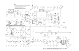 Page 8664
U1
RF AMPLIFIER
U102
D/A IC
U101
TX ALC IC
156MHz6.7Vdc (RX)
5V REG
P401
2.3Vdc5Vdc
NC
2
-49dBm
*
0Vdc (RX) 5Vdc (TX)
0Vdc (RX)
FREQ RX RF VOLTAGES IN dBm ARE MEASURED WITH A 1.5 pF CAPACITOR IN SERIES WITH
MIXER 0Vdc (RX)0Vdc (RX) NC
-31dBm (RX) 4.8Vdc (RX)
1Vdc 0.4Vdc (RX)
4Vdc 5Vdc (TX)
RF P.A.
0.5Vdc, 136MHz
RF 2.9Vdc (TX)
BUFFER 3.2Vdc (TX)
0.5Vdc 12T MEASUREMENTS MADE ABOVE CROSSOVER FREQUENCY.
NC6.5Vdc (TX)
NC
12.5Vdc (TX)4.9Vdc (TX)
NC
0Vdc, 178MHz2.2Vdc (TX)
NC
-42dBm5.6Vdc (TX)
7.3Vdc (RX)...