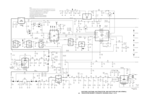 Page 9068
U102
D/A IC
P.A.
U105
85Y10
COUPLERU104
U1 RF AMPLIFIER
U101TX ALC IC
6.7Vdc (RX)
0.5Vdc -22dBm (RX)
*
0Vdc (TX)0.1Vdc (TX) NC
NC
5Vdc (TX) 0Vdc (RX)
1Vdc 0.4Vdc (RX)
(NOTE 4) -31dBm
4Vdc NC2.2Vdc (TX)
7.4Vdc (RX) -34dBm ANTENNA
EXT. ANT. CONNECTOR7.5Vdc (RX) 6.8Vdc (TX)
TO UNIVERSAL7. * = NOT PLACED
3.2Vdc, 450MHz
2.4Vdc 0.6Vdc 3.50Vdc 3.16Vdc 1.14Vdc
512MHz 450MHz
-32dBm7.4Vdc (RX) 6.5Vdc (TX)
5.8Vdc (TX) NC
4.9Vdc (RX)
2 1NC
BUFFERMIXER
NC
RF 
5V REG
NC
5Vdc
NC
0.1Vdc (TX)0Vdc (RX) 4.9Vdc (TX)
0Vdc...