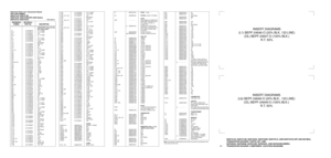 Page 42Electrical Parts List, Transceiver Board
UHF (450-520MHz) 
NUE7214A, NUE7214B
NUE7232A, NUE7232B MTS 2000 Radios
NUE7241A, NUE7241B
TPLF-4073-C
REFERENCE MOTOROLA
SYMBOL PART NO. DESCRIPTION
INSERT DIAGRAMS
(L1) BEPF-24646-O (20% BLK, 133 LINE)
(OL) BEPF-24647-O (100% BLK.)
R.T. 50%INSERT DIAGRAMS
(L6) BEPF-24648-O (20% BLK., 133 LINE)
(OL) BEPF-24649-O (100% BLK.)
R.T. 50%
CAPACITOR, Fixed: pF ±5%;
50V unless stated
C1 2113740F15 3.3 ± 0.25pF
C2, 3 2113740F12 2.4 ± 0.25pF
C4 2113740F51 100
C5, 6...