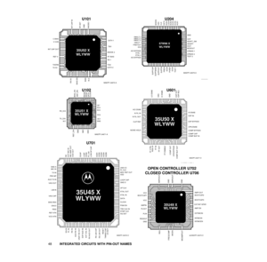 Page 57TX 5V THERM INT CAP OUT
REF VV CON C BIAS
CATH 1
TXI1 TXI1
TXI1
ANODE 2
RT BIAS
RX 1
TXI2
CATH 2
MAEPF-24670-A
INT CAP IN
RF DET
GND
ANODE 1 RX 5V
BIAS EN
BIAS
B+2
35U52 X
WLYWW
U101
57W98 X
WLYWW
VCP
ADAPT_SW
IADAPT
IOUT
MODOUT
CPBIAS 1
CPBIAS 2
TEST 2 VMULT 4
VMULT 3
VMULT 2
VMULT 1
FREFOUT
DC5
A/D BYPASS
XTAL 1
XTAL 2
A/D BYPASS
MAEPF-24675-A
MODIN
CEX
CLK
DATA
DC5V
LOCK
AUX4
AUX3
AUX2
AUX1 SUPFCAP
SUPFBASE
SUPFOUT
SUPFIN
PREIN
DC5V
TEST 1DC5V
PVREF
GND
U204
CE*
SC4
SC3
SC2
SC1
SW2
MAEPF-24671-A...