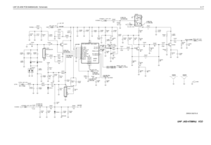 Page 15UHF 25-40W PCB 8480643z06 / Schematic4-17
CR4302R4361
180
CR4301
0 R4315L4332
GNDRXINJ VCOBIAS_2
100pF
VCTRL_UHF_VCO
C4312
12pFC4309
R4311390nH
7.5KL4361.022uFC4336
R4333 C4305
VacC4339
CR4303R4302
10KR4346
10K
1pF C4321C4314
1.5pF5V_UHF_VCO
C4318
0.1uF
C4381
0.1uF
NU1K R4343
C432330 R4313R4344
10Q4332 0.1uF
CR4311 100pFC4352
C4363
C4301C4333 C4372
SH4301
SHIELD R4332
4.7uF C43250RXINJ_UHF_VCO
1P1
2
P2
3P3R4347 TXINJ_UHF_VCO
L4312 RESONATORL4331
33nH
L4301
390nHTRB_UHF_VCO
C4315
100pF22 R4331...