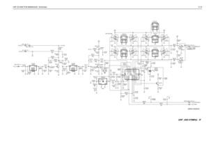 Page 17UHF 25-40W PCB 8480643z06 / Schematic4-19
9180468v04
9180468V06 3.9VDC
 12.5kHz  0VDC
20/25kHz  5VDC 9180469V03
3VDC9180469V069180469V04
0.75VDC
0.75VDC3VDC
R3117
27K
Q3102
10 R3112 IF
1.8K R314210K
27pFR3154
C3140
0.1uF C3110
620nHL3111 620 R3108
5
CNTL4
314VDD7VSS
C3144 U3115-2
C3143 0.1uF
120pF R3115
390
R3118
6.8K
R3111
12K 5V_VHF_IF_1Q3151
NU C3113 NU R3104
22pF C3115VDD
14VSS7
Q3141 MC74HC4066
U3111-1CNTL
131
2
R3116
330
82pFC3112Q3152
R3135
1.2K
DISCAUDIO_VHF_IF_1BWSELECT_VHF_IF_1
R3101...