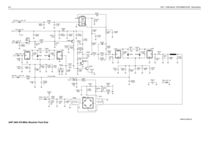 Page 64-8UHF 1-25W Band1 PCB 8485670z02 / Schematics
R4066C4069
R4070
.01uF
C4068
100pF
C4065390
C4064
0.1uF
0
100pF390
R4064R4062
1.5K
R4063R4072
10KR4071
10K
C4062
0.1uF R4061
10K
C4061
330pF
R4069
1KR4068
C4066 1.5K
C4067
3300pF
R4054
R4055 R4053
R4052
0 C4060 R4060
330K
L4008
470nH R4022
L40060
R4020C4051
15nH10pF
L4054C4031
13pF
15nH L4053
27nH
C4055
6.2pF
NUC4054
16pFC4053R4051
16pFC405251
L4051
82pF150nHL4005
L4001L4002L4004 C4010
1.8pF 330pF
C4029
C4027C4030
1.8pF
1.8pF
1.8pF C4026
R4013R4015
270...