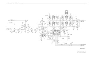 Page 7UHF 1-25W Band1 PCB 8485670z02 / Schematics4-9
9180468v04
9180468V06 3.9VDC
 12.5kHz  0VDC
20/25kHz  5VDC 9180469V03
3VDC9180469V069180469V04
0.75VDC
0.75VDC3VDC
R3117
27K
Q3102
10 R3112 IF
1.8K R314210K
27pFR3154
C3140
0.1uF C3110
620nHL3111 620 R3108
5
CNTL4
314VDD7VSS
C3144 U3115-2
C3143 0.1uF
120pF R3115
390
R3118
6.8K
R3111
12K 5V_VHF_IF_1Q3151
NU C3113 NUR3104
22pF C3115VDD
14VSS7
Q3141 MC74HC4066
U3111-1CNTL
131
2
R3116
330
82pFC3112Q3152
R3135
1.2K
DISCAUDIO_VHF_IF_1BWSELECT_VHF_IF_1
R3101...