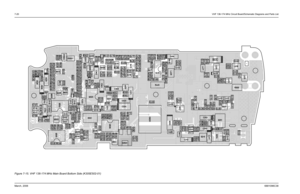 Page 707-20 VHF 136-174 MHz Circuit Board/Schematic Diagrams and Parts ListMarch, 20066881096C38Figure 7-15. VHF 136-174 MHz Main Board Bottom Side (K305E502-01) 