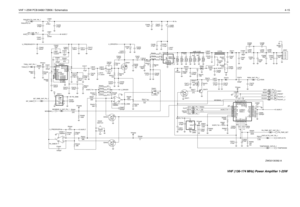 Page 13VHF 1-25W PCB 8486172B06 / Schematics4-15
RXIN_VHF_PA_1 NU
NU17nHL3437
NU NU
0 R3440NU
C342756pFNU
39K10KNU
6.8K R3411
NU
R3506
10K NU
C3508
C3443
120pF
C3444
6.2pF
C3509 1uF C3423
0.8x25width 2.032
1.542x42.216xJ3401
7.5
R3427 R3426
2.7 2.7
2.7
R3428 R3425
C3506
2200pF 2.4K120R3414
2.4KR3502
39K MOSBIAS_2_VHF_PA_1
R3445L3412C3432
15nH C3404
33pF
2200pF C3410
.022uF PASUPVLTG_VHF_PA_1
C3473
270pF R3415
100
330pFC3426Q3421
R3417
39K
R344310K R3491
R3441 C3416
330pF
100pF 330pF C3400
C3507 R3400
470...