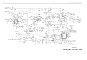 Page 304-32VHF 25-45W PCB 8486140B12 / Schematic
4.953x8.763
0 to 5 dBm
J3401
1.524x8.751
Spacing: 0.254
2.68V (28W) 0.75V
3.77V (50W) 8.87V
2.77V (50W)
2.65V (28W) 5.20V (28W) 5.45V (50W)3.70V-3.90V2.75V-2.90V2.66V (28W) 3.71V (50W)
1.524x20.696
1.905x15.685
C3489
130pF
.022uFC3471 C3409
390pF C3442 2200pF
NU RT3471
50K
NU R3476
220Q3471NU R3459
0
NU R3409
4.7KDATAR3509
10KC3492
470pF
R3441
51
150K R3408C3429
20pFC3451
18pF
NUC3430
33pF1000pFC3466
5.6K R3417
NU11pF C3464 D3451 C3468
18pF
82K5.6K
R3410220pF...