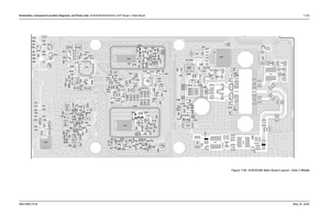 Page 363
Schematics, Component Location Diagrams, and Parts Lists: HUE4039A/HUE4043A (UHF Range 1) Main Board 7-1036881096C74-B May 25, 2005
Figure 7-80. HUE4039A Main Board Layout—Side 2 Middle
C5531
C5532
C5535C5538
C5539 C5540
C5557
C5559
C5560
L5508
R5520
R5521
R5525 R5531R5534
R5536
R5530 R5533
C5527
C5558
C5566
C5568
C5569
R5526
R5537
C5567
C0425
C0431C0432
C0433
C0434
C0438 C0439
C0440 C0446
C0447 C0448
C0449
C0460
C0462
C0520C0521 C0522
C0523
C0700 C0701
C0702
C0704 C0706
C0708
C0709
C0710 C0711
C0712...