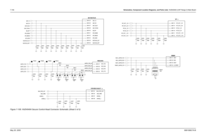 Page 414
7-154Schematics, Component Location Diagrams, and Parts Lists: HUE4040A (UHF Range 2) Main BoardMay 25, 2005 6881096C74-BFigure 7-108. HUE4040A Secure Control-Head Connector Schematic (Sheet 2 of 2) 
SAP_RX
SAP_DCLK
SAP_FSYNC
SSI_INT
SPI_SCKB SPI_MISOB
SPI_MOSIB
NAUTILUS_INT*
DCE_TXD
DCE_RXD
DCE_CTS DCE_RTS
SAP_TX
VIP_OUT_2_12V
BUS-
BUS+
NAUTILUS_CS*
VIP_OUT_1_12V
BUSY
LH_RESET
BUS_PWR_OUT ONE_WIRE
SPARE_1
SPARE_2 VIP_OUT_2_5V
VIP_IN_1_5V VIP_OUT_1_5V
VIP_IN_2_5V
C0462
C0461
220pF
220pF
100pF
C0449...