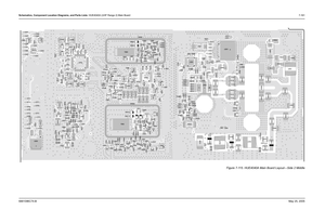 Page 421
Schematics, Component Location Diagrams, and Parts Lists: HUE4040A (UHF Range 2) Main Board 7-1616881096C74-B May 25, 2005
Figure 7-115. HUE4040A Main Board Layout—Side 2 Middle
C0431C0432
C0433
C0434
C0438C0439
C0440 C0446
C0447 C0448
C0449
C0460
C0462
C0520
C0521
C0522 C0523
C0700
C0701
C0702 C0704
C0706 C0708
C0709
C0710
C0711
C0712
C0713
C0714
C5001
C5003
C5004 C5006C5011C5014
C5018 C5025
C5029C5032
C5033
C5034
C5037
C5038
C5039
C5040 C5041 C5044C5045
C5048
C5049
C5050 C5056
C5057
C5058
C5059
C5060...