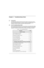 Page 181Chapter 5 Troubleshooting Charts
5.1 Introduction
This chapter contains detailed troubleshooting flowcharts and tables. These should be used as a 
guide in determining the problem areas. They are not a substitute for knowledge of circuit operation 
and astute troubleshooting techniques. It is advisable to refer to the related detailed circuit 
descriptions in the theory of operation chapter prior to troubleshooting a radio.
5.2 List of Troubleshooting Charts
Most troubleshooting flowcharts (see Table...