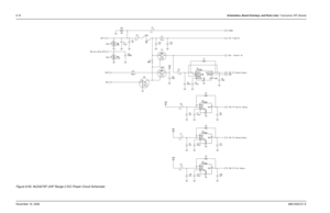 Page 2538-78Schematics, Board Overlays, and Parts Lists: Transceiver (RF) BoardsNovember 16, 20066881094C31-EFigure 8-50. NLE4273F UHF Range 2 D/C Power Circuit Schematic 