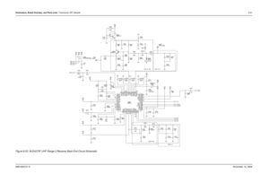 Page 256Schematics, Board Overlays, and Parts Lists: Transceiver (RF) Boards8-816881094C31-ENovember 16, 2006Figure 8-53. NLE4273F UHF Range 2 Receiver Back End Circuit Schematic 