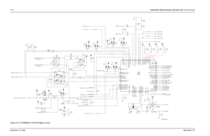 Page 2878-112Schematics, Board Overlays, and Parts Lists: VOCON BoardsNovember 16, 20066881094C31-EFigure 8-73. NTN9564C VOCON Flipper Circuit
V20 5
2 3
6 4
1
Remove for Type IR317V2
V2 V2Q302
100pF SW_B+
Secure Pin 14Secure Pin 11
2 1
4
C306 NP Q304
3 5
Y301
CC4V
FREQ=32.768KHz21 VCC5
10K R309VCC5 VCC5
R3280
Q303
1 32C307
0.1uF
LI_CELL 10K
10K
10K
10K
10KLI_CELL
10K
R307D305 1
32
Secure Pin 4 R321D303 1
32
1.5K R3100.1uF C304
Secure Pin 2VCC5
Secure Pin 24 R305V2
Secure Pin 6 470K
R313
1MEG
10K R325
0 R316...