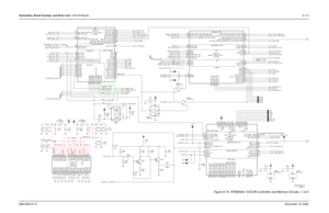 Page 288Schematics, Board Overlays, and Parts Lists: VOCON Boards8-1136881094C31-ENovember 16, 2006
Figure 8-74. NTN9564C VOCON Controller and Memory Circuits—1 of 2
21
SIM/SAP
INT/KPP
I
UART/SIM
BBP
L1T/QSPI         
I
Core (1.8V) UART/GPIO Clock Amplifier
EIM (1.8V)
100pF C420C424
0.1uF 0
RESET_OUT 2
14
U404-2
PWR_GND
3 GND5
VCC NC7SZ125 U404-1
0.1uFC438 V2
DSP_DE
REAL TIME TRACE
JTAG
GPIO
CCM/WDOG/EGPT/CLK
MISCELLANEOUS
DSP TRACE REAL TIME TRACE 0.1uF C422
100pF C440 2R4030 Remove for Type I
GND 3
2
NC1 4...