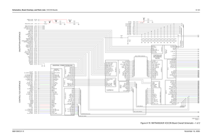 Page 298Schematics, Board Overlays, and Parts Lists: VOCON Boards8-1236881094C31-ENovember 16, 2006
Figure 8-79. NNTN4563A/B VOCON Board Overall Schematic—1 of 2
ENCRYPTION INTERFACE CONTROL FLEX INTERFACE
1
J101-25J701-7
13 J701-320
3 J107-13
13 J107-6
12 C125
470pF J107-17
J101-34 J101-32J107-19
79 5 J701-26
8
153
011J107-14
J701-13
J101-14J107-16
C127
470pF
J101-13
J101-22J101-9C124
UNSWB+1
V2AVOLUME
VPP_EN470pF
UC_MONITOR UC_OPTB+_VPP UC_OPT_SEL1 UC_OPT_SEL2
UC_RED_LED UC_RS232DIN_USB-
UC_RS232DOUT_USB+...