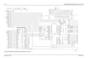 Page 3138-138Schematics, Board Overlays, and Parts Lists: VOCON BoardsNovember 16, 20066881094C31-EFigure 8-88. NNTN4819A VOCON Board Overall Schematic—Sheet 1 of 2
J101-84
J101-16
J101-22J101-9
J101-18J101-2
1 1 J101-3
J101-30
J101-36
J101-3987 J701-27J107-8
J101-21
0 J101-6
8 J107-14
0
R132 J701-40
C133
470pF
9
7
J101-28J701-6
R128
61K 0
USB_TXENAB USB_VMO
USB_VPI UTXD1_USB_VPO
UTXD2 WAKEUP
8 1 R143
SPI_MISOA
SPI_MISOB SPI_MOSIA
SPI_MOSIB SSI_DI_ENC
SSI_DO_ENC
TG2TX_SSI_CLK
TX_SSI_DATA TX_SSI_FSYNC...