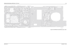 Page 320Schematics, Board Overlays, and Parts Lists: VOCON Boards8-1456881094C31-ENovember 16, 2006
Figure 8-95. NNTN4819A VOCON Board Layout—Side 1
B101 B503
C102
C103C104
C113C124
C125 C126 C127 C128 C129 C130
C131
C132 C133 C134
C135
C136
C137
C170
C171
C172C201
C202
C203
C207
C208
C210
C211
C212
C213C214 C216C217
C218
C219 C220 C221
C223
C224C225
C226
C227
C231
C232
C233
C254
C301
C302
C304
C306
C308C309
C310
C311
C317
C320
C325
C330 C401
C409C411
C414
C415
C417
C418
C419 C420 C421
C425
C427
C428
C437C438...