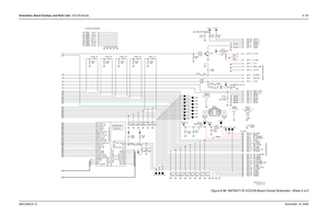 Page 328Schematics, Board Overlays, and Parts Lists: VOCON Boards8-1536881094C31-ENovember 16, 2006
Figure 8-98. NNTN4717D VOCON Board Overall Schematic—Sheet 2 of 2
63B81097C31-O
Sheet 2 of 2
E171C103
470pF J107-9
SW_B+
P201-7 4.7K R140
J301-16 J107-4
SHIELDSH101
P201-23 E147
E148
P201-1 10K J107-5
R139
P201-20 E155J301-14
E164
470pF C115P201-3
33pF C118 C106
470pF
470pF C123P201-21 J301-5
E153
33pF C121J301-17 J107-11
C137
1uFJ301-22
V2J301-6
P201-15 J301-13 J107-10
BLM11A601SB101
E154
P201-5 J301-3
P201-17...