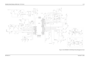 Page 344Schematics, Board Overlays, and Parts Lists: VOCON Boards8-1696881094C31-ENovember 16, 2006
Figure 8-109. NNTN5567A VOCON Board Power Management Circuit
(2.2V NOT USED)
V7_LDO (NOT USED) Place close to Driver
VSW2
R1=R2=100K
MAKO ANALOG CORE (3V)
USB INTERNAL (NOT USED)NOT USEDType 1 Shutdown Circuitry ENCRYPTION REGULATOR
V_2.775 (NOT USED)
V2.9
R5002K
R521 100K
delete,.
M501
SOCKETR541
47K 47K R542
delete,.
R546 2MEG
V_REG3
C N
R544
0
47K R501
V_REG3 UNSW_B+
NC R5431K
NCC535
1.0uF
L505
560nH10uF C529...