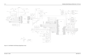 Page 3478-172Schematics, Board Overlays, and Parts Lists: VOCON BoardsNovember 16, 20066881094C31-EFigure 8-112. NNTN5567A VOCON Board Digital Block Circuits
Secure Pin 2Secure Pin 3
DNP
Remove for type 1
Ground Connection
Secure Pin 11
Secure Pin 14
Place Type I only
Delete for type 1
Place Type I only Place Type I only MIC_BIAS (5V)
Remove for type 1
Remove for type 1
Secure Pin 6 Secure Pin 5 Secure Pin 24
Secure Pin 1R592 0
10K R577 V2.9
R576
10K R586 V2.9
NC
47KA7
VC_RX B7
VC_TX
M4
VC_TX3V
0.22uF C570...