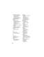 Page 158156
phonebook (continued)
storing an entry  69, 70
synchronizing  97
voice name entry  72
voice name indicator  68
Phonebook Menu  68
picture
downloading  60
inserting in message  56
managing  119
screen saver  42, 120
storing  112
wallpaper  41, 42, 60, 120
PIN code
dialing automatically  90
predictive text entry  31
profile
customizing  76
Q
quick note  58
quick view message  67
R
radio  122
received calls list  46
recent calls  46
redial
automatic redial  44
busy number  44reminders
datebook  104,...