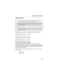 Page 185175
Universal Serial Bus (USB)
Using the Charger
Standard Multi-Volt Travel Charger Operating Specifications
Input voltage range: 90-264 VAC @ 50/60 Hz.
Operating temperature range: 0°Cto+50°C
Standard Travel Charger (U.S. Only)
Input voltage range: 90-120 VAC @60Hz.
Operating temperature range: 0°Cto+50°C
Universal Serial Bus (USB)
Thei58srphone supports both Serial RS232 communications and USB
communications (with USB master devices). Thei58srphone will automatically
detect whether an RS232 or USB...