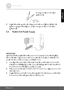 Page 11Getting Started11
ENGLISH
2.Place the battery cover over the compartment and gently tighten the 
screw in a clockwise direction using a small cross-head or flat-head 
screwdriver.
2.3 Parent Unit Power Supply
IMPORTANT
Installing the rechargeable battery pack and charging it fully before use is 
recommended. This will allow the unit to operate on battery in the event of a 
power failure, or when moving to a different room.
1.Connect the small plug of the Power Adapter to the Parent Unit and the 
other...