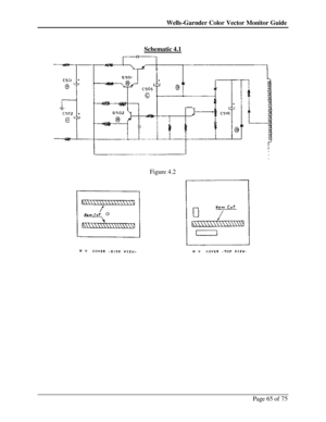 Page 65Wells-Garnder Color Vector Monitor Guide Page 65 of 75  
Schematic 4.1  
 
Figure 4.2  
  