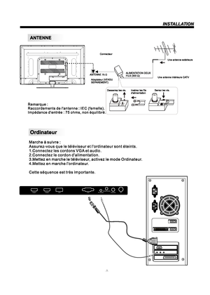 Page 22-7-
HDMI1HDMI2USBVGAPC AUDIOHEADPHONECOAXIALR F 