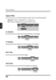 Page 45SETUP MENUS
40
English
Aspect Ratio
Use this sub-menu to select the displays aspect ratio in the following options:
•Standard: Picture is displayed in its original size.
•Fill: Picture is displayed to cover the entire screen.
H. Position
Use this sub-menu to adjust the horizontal position of the display.
V.  P o s i t i o n
Use this sub-menu to adjust the vertical position of the display.
Fine Tune
Use this sub-menu to fine tune the display.
Auto Sync
Use this sub-menu to synchronize the display...