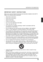 Page 10IMPORTANT INFORMATION
5
English
IMPORTANT SAFETY INSTRUCTIONS
Make sure to note and follow all warnings and instructions marked on the LED TV. 
Observe the following safety instructions.
• Read these instructions.
• Keep these instructions.
• Heed all warnings.
• Follow all instructions.
• Do not use this apparatus near water.
• Clean only with dry cloth.
• Do not block any ventilation openings. Install in accordance with the 
manufacturer’s instructions.
• Do not install near any heat sources such as...