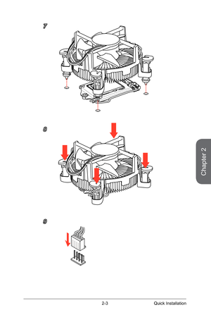 Page 472-3
7
8
9
Chapter 2 
Quick Installation  