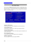 Page 503-4
 MS-6712 ATX Mainboard
The Main Menu
Standard CMOS Features
Use this menu for basic system configurations, such as time, date etc.
Advanced BIOS Features
Use this menu to setup the items of AMI
® special enhanced features.
Advanced Chipset Features
Use this menu to change the values in the chipset registers and optimize your
system’s performance.
Power Management Features
Use this menu to specify your settings for power management.
PNP/PCI Configurations
This entry appears if your system supports...