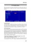 Page 733-27
BIOS Setup
PC Health Status
This section shows the status of your CPU, fan, overall system status, etc.
Monitor function is available only if there is hardware monitoring mechanism
onboard.
Chassis Intrusion
The field enables or disables the feature of recording the chassis intrusion
status and issuing a warning message if the chassis is once opened.  To clear
the warning message, set the field to Reset.  The setting of the field will auto-
matically return to Enabled later.  Settings: Enabled,...