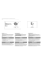 Page 1HOW TO USE
CARE AND CLEANING
This appliance is for household use and may be plugged into any AC electrical outlet (ordinary household current).
Do not use any other electrical outlet.
OPERATING INSTRUCTIONS
1. Place the fan on a safe, flat surface where it cannot fall or be pulled by the cord.
2. Control the direction of the airflow by firmly holding the base in one hand and pushing the fan grille back to tilt 
up or by pushing it forward to tilt down.
3. To make the fan oscillate, push down on the...
