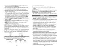 Page 101617
¥ Pour Žviter dÕendommager intŽrieur du pot, toujours utiliser des ustensiles de cuisine en 
plastique, caoutchouc, bois ou nylon. NE PASutiliser dÕustensiles en mŽtal qui laissent des 
marques grises sur les ustensiles en CORNINGWARE.
¥ Pot et couvercle en verre peuvent aller au micro-ondes. Ne pas oublier dÕutiliser des gants 
ou un attrape-plats pour les enlever du micro-ondes.
¥ Toujours utiliser un attrape-plat ou des gants pour enlever le pot chaud du socle. Ne pas mettre 
le pot chaud...