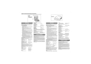Page 1This appliance is for HOUSEHOLD USE ONLY. It may be plugged into any AC
electrical outlet (ordinary household current). Do not use any other type of outlet.
IMPORTANT: Before using, operate the appliance without bread in order to burn
off residues on the heating elements.
HOW TO USE THE SANDWICH MAKER
1. Check to ensure that the heating plates are clean and free from dust. 
If necessary, wipe with a damp cloth.
2. When using the sandwich maker for the first time, brush the heating plates 
with oil,...