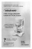 Page 1
Please Read and Save this Use and Care Book
Veuillez lire et conserver ce guide d’entretien et d’utilisation
570mL (4-Cup) Coffeemaker
Cafetèire de 570 mL (4 tasses)
Model 
Modèle
❑ WCM2022C
Accesorios/Partes (EE.UU/Canadá)
Accessories/Parts (USA/Canada)
1-800-738-0245
USA/Canada  1-800-231-9786
www.prodprotect.com/applica
IMPORTANT / IMPORTANT 
WASH CARAFE BEFORE FIRST USE!
LAVER LA CARAFE AVANT  LA PREMIÈRE UTILISATION! 