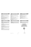 Page 2IMPORTANT SAFEGUARDS
IMPORTANTES MISES EN GARDE
SAVE THIS USE AND CARE BOOKCONSERVE ESTE INSTRUCTIVO
CONSERVER CE GUIDE DÕENTRETIEN ET DÕUTILISATION
CONSERVER CES MESURES
16 OSCILLATING STAND FAN
VENTILADOR DE PIE OSCILATORIO DE 16
VENTILATEUR OSCILLANT DE 16ÕÕ Ë PIED
Printed in/Impreso en/ImprimŽ ˆ Hong KongR12000/8-3-8E/S/FWSF-16T (UL/GEN)
C-169
SAVE THESE INSTRUCTIONS
When using electrical appliances, basic safety precautions should always be followed, including the following:
nUse fan only for...