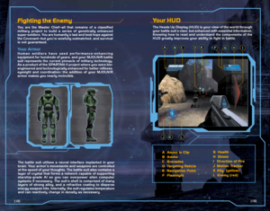 Page 8The  battle  suit  utilizes  a  neural  interface  implanted  in  your
brain. Your armor’s movements and weapons are controlled
at the speed of your thoughts. The battle suit also contains a
layer of crystal that forms a network capable of supporting
starship-grade  AI  so  you  can  overpower  alien  computer
systems if necessary. The suit’s shell is comprised of many
layers  of  strong  alloy,  and  a  refractive  coating  to  disperse
energy weapon hits. Internally, the suit regulates temperature
and...