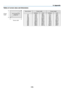 Page 190173
Tables of screen sizes and dimensions
Screen	heightScreen
	width
16:10	screen	size	 
(diagonal)
Size	(inches)Screen	widthScreen	height
(inches) (cm)(inches) (cm)
4033.986.221.253.8
60 50.9129.2 31.880.8
80 67.8172.3 42.4107.7
100 84.8215.4 53.0134.6
120 101.8258.5 63.6161.5
150 127.2323.1 79.5201.9
200 169.6430.8106.0269.2
240 203.5516.9127.2323.1
300 254.4646.2159.0403.9
400 339.2861.6212.0538.5
500 424.01077.0 265.0673.1
9. Appendix  