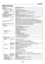 Page 197180
❹ Specifications
Model	namePX803UL-WH/PX803UL-BK
MethodSingle	DLP®	chipSpecifications	of	main	partsDMD	panelSize0.67"	(aspect	ratio:	16:10)Pixels	(*1)2,304,000	(1920	dots	×	1200	lines)Projection	lensesPlease	refer	to	the	specifications	of	option	lens	(→	page	182)Light	sourceLaser	DiodeOptical	device	Optical	isolation	by	dichroic	mirror,	combining	by	dichroic	prismLight	output	(*2) (*3)8,000	lmContrast	ratio	(*2)	(all	white/all	black)10,000:1	with	dynamic	contrastScreen	size	(throw	distance)...